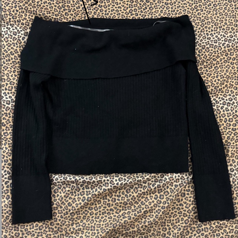Wild fable off the shoulder sweater